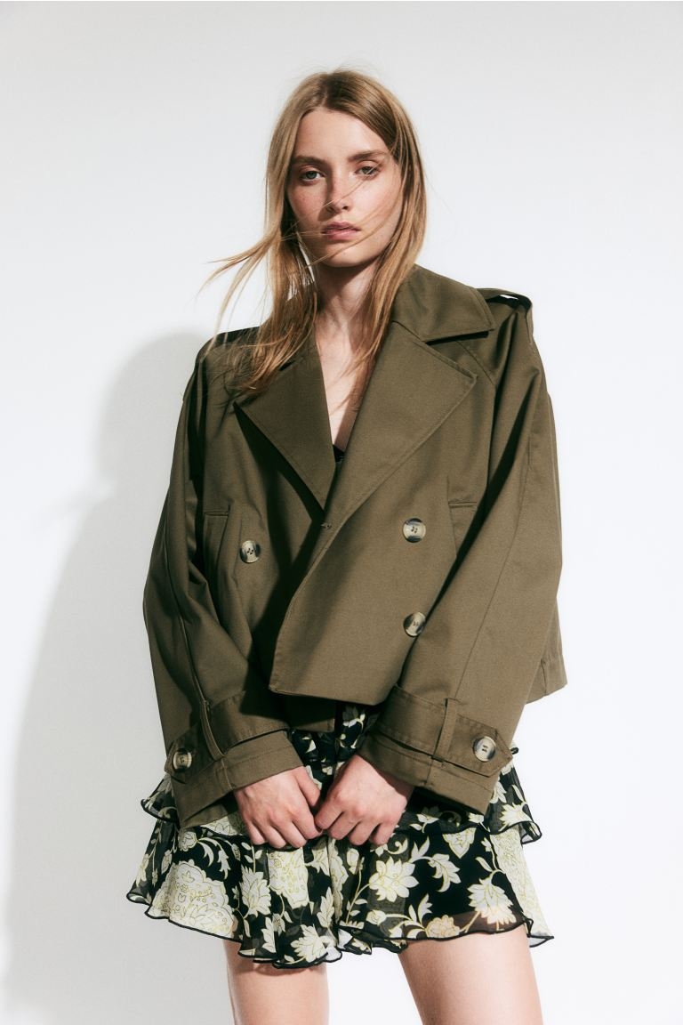 Áo khoác trenchcoat ngắn - View 1