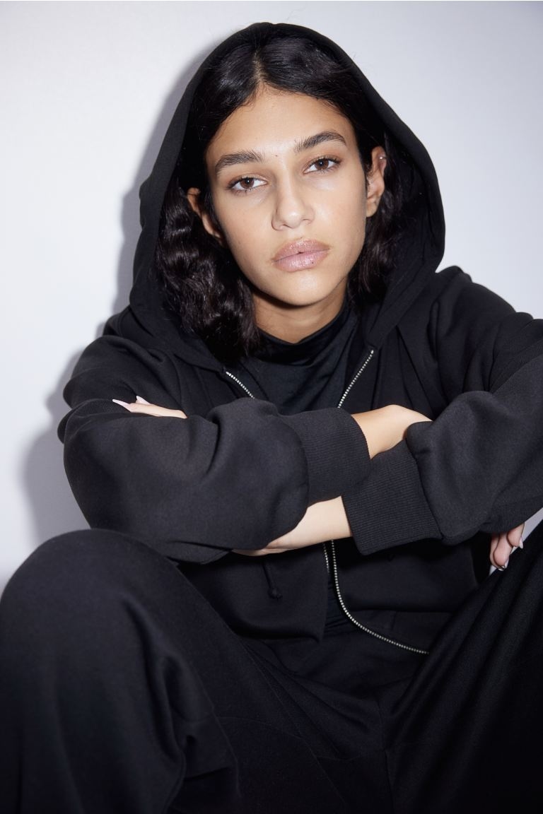 Áo hoodie lửng kéo khoá - View 1